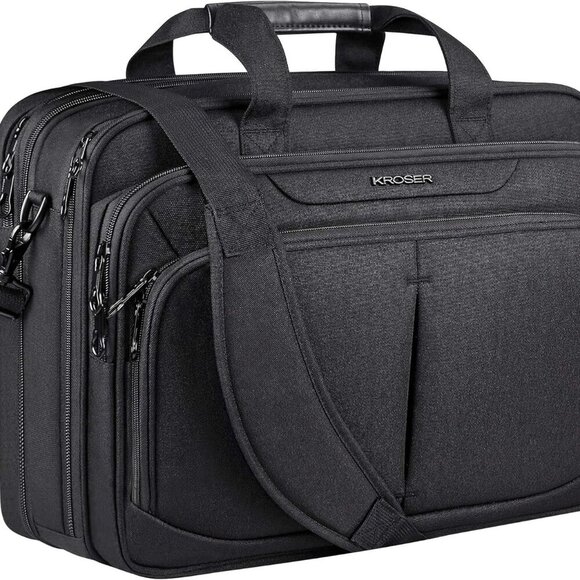 Laptop Bag Expandable Lightweight Briefcase for 17.3